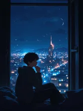 物思いに耽る