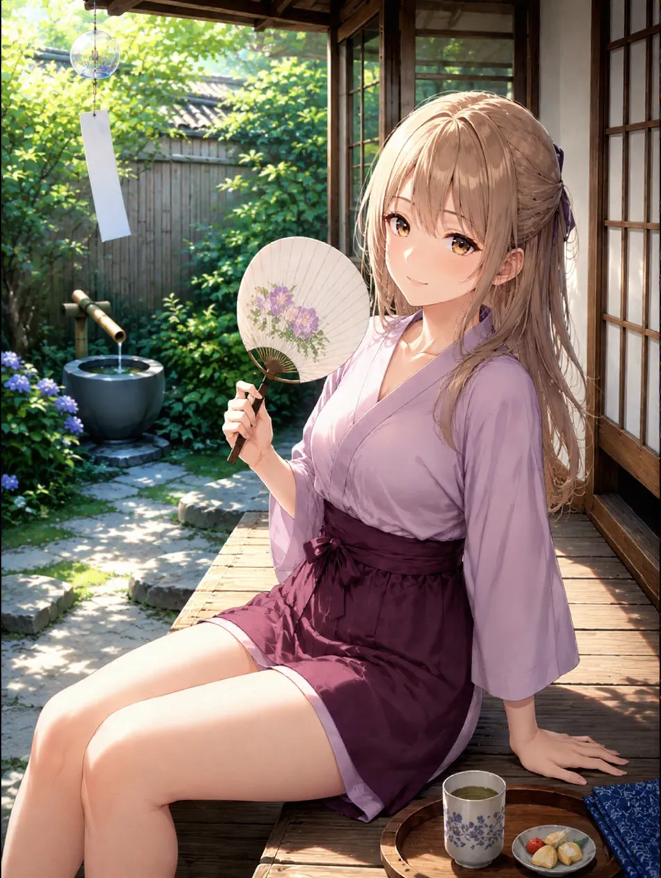 お昼休み中の陽子。 — 明日菜賛太郎さんのAIイラスト