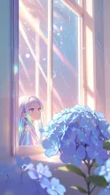 窓ガラスの雨だれ·初夏チャレンジ の投稿作品