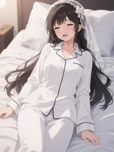 なにか悲しい夢を見ている彼女