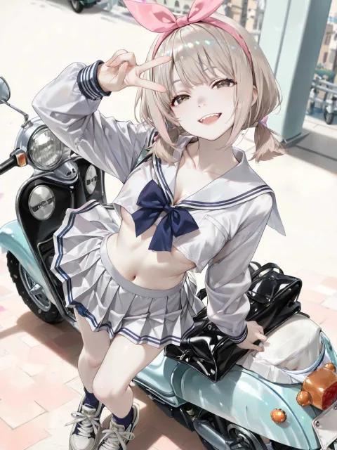 夏の終わりの光の中 - 笑った顔