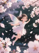 桜遊泳