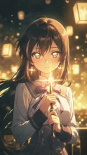 星降る灯籠流し・魔法少女
