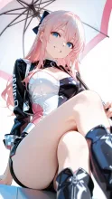 立ち姿 vs 座り姿·崩したほうが好き の投稿作品