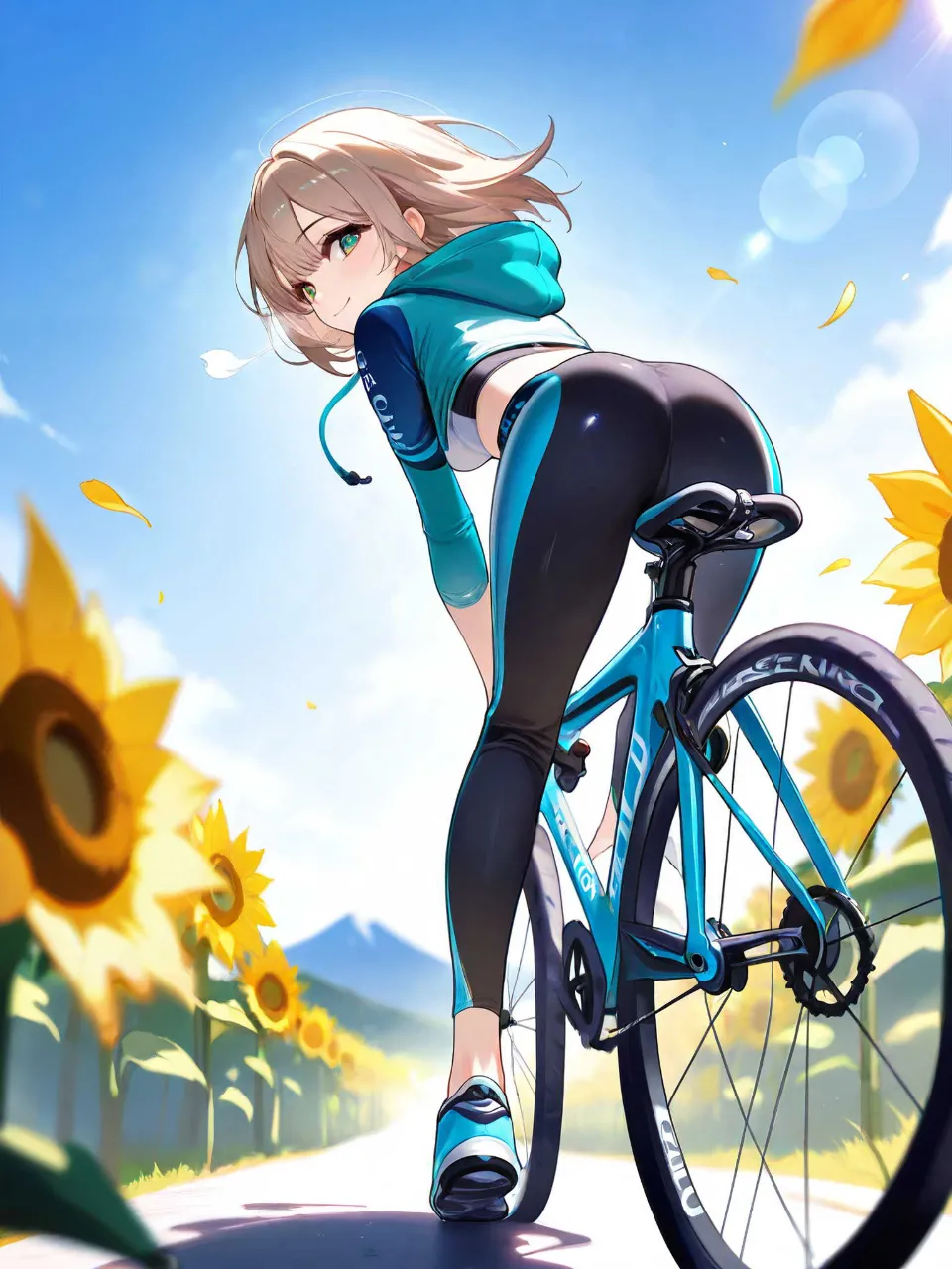 アウトドアの稚奈