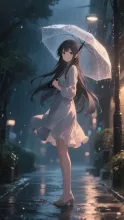 雨粒が消える前に·今宵チャレンジ の投稿作品