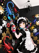 GO-UP ART 【Neither】Peraly: Scorpion. — GO-UPさんのAIイラスト