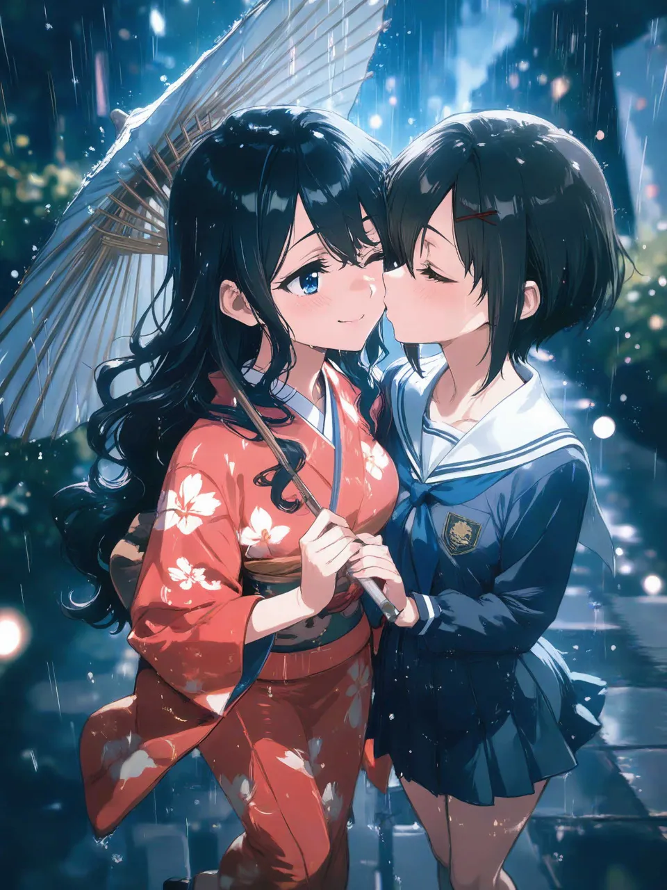 「こんな所で何ですのぉ♡」 — JairoさんのAIイラスト