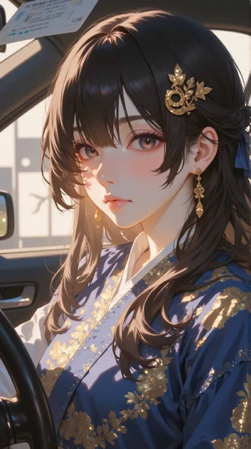 極上のアニメ
あどけない表情を貴方に向ける彼女は運転する手を休めた, 極上のアニメ