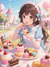 夢の中のお菓子の国·チャレンジ の投稿作品