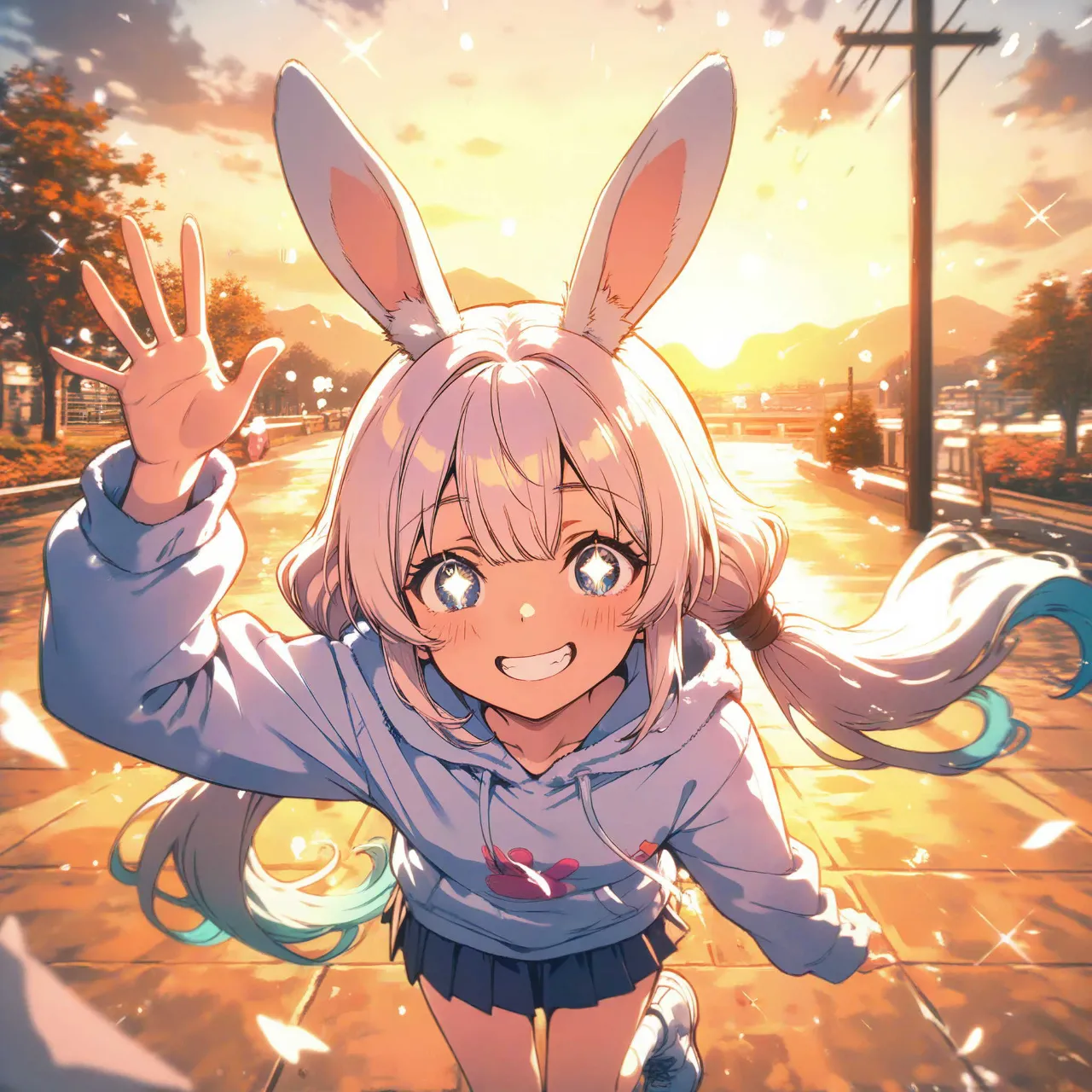 きらめく放課後 — Rabbit_FootさんのAIイラスト