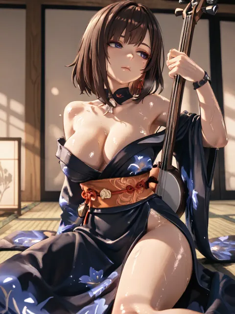 三味線 弦が弾く音色