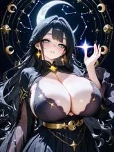 星は、全て知っている。 — ケムリンさんのAIイラスト