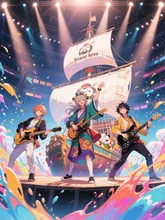 七福神ALive — バンドイラストのAIイラスト|SUPPART