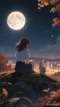 秋の夜風