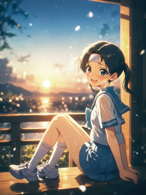 とある夏の夕暮れ