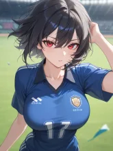 色気たっぷりのユニフォーム美女