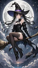 夜のお散歩 — ハイヒールイラストのAIイラスト｜SUPPART