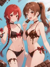「オレ達」「ボク達」「「食べてみる？」」