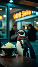 ペンギンかき氷