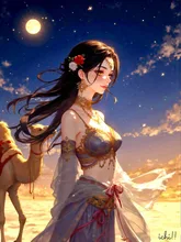Moonlit Desert