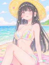 麦わらと潮風·夏の海辺で の投稿作品
