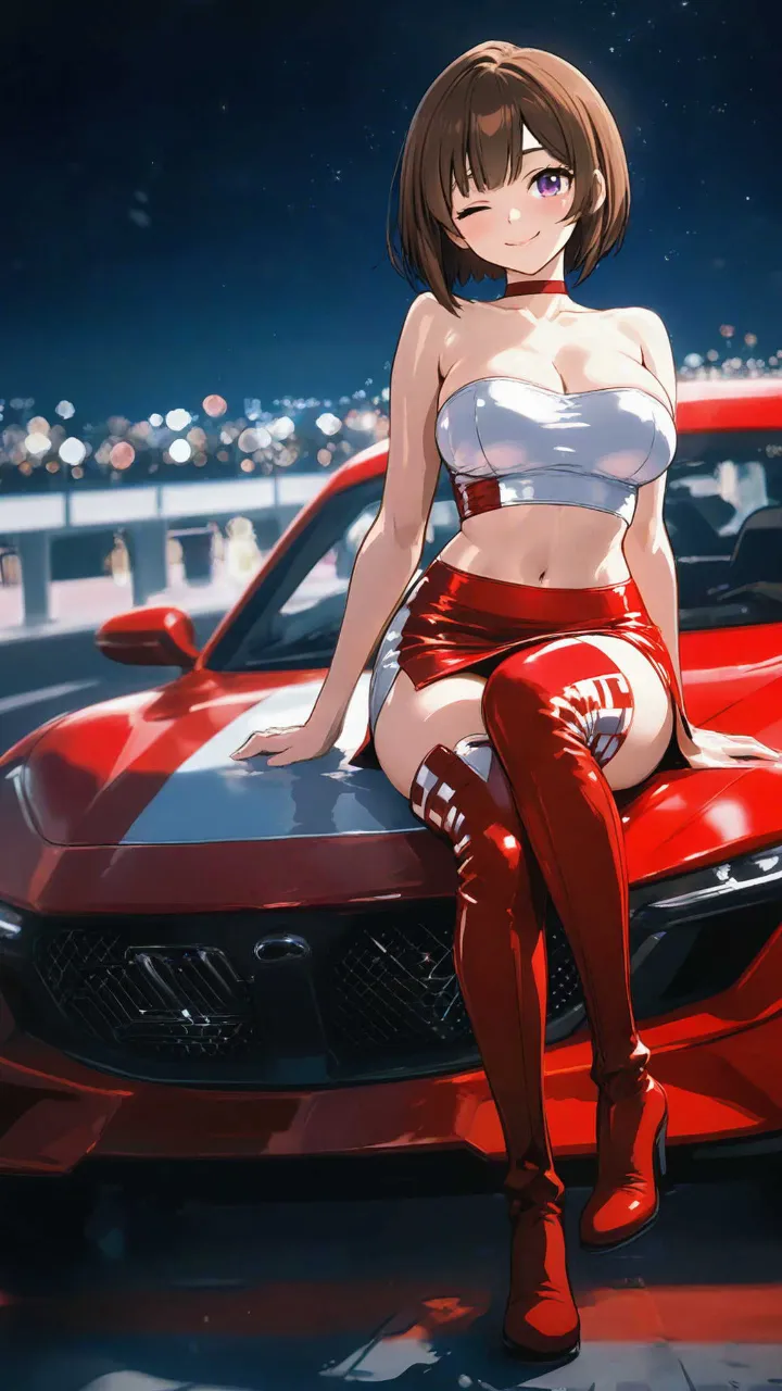 夜のレースクィーン