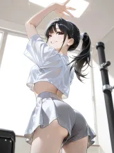 三つ編み vs ポニーテール·結い方で印象は変わる の投稿作品