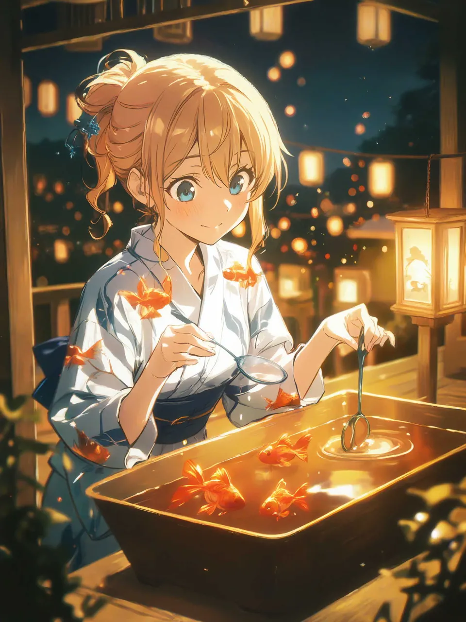 金魚すくい