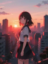 夕焼けのひととき②