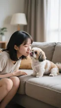 愛情を示してくれる子