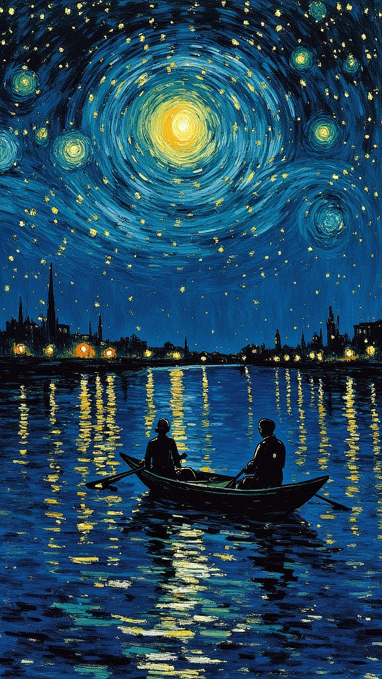 蛍と星月夜