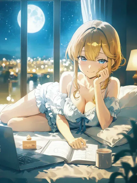 A high-quality anime… - 夜ふかし