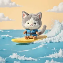 波乗り子猫！ハッピー猫！