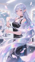エルフ美容師