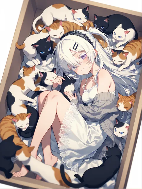 猫まみれ