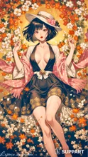 Kimono-based dress, Miyabi modern style