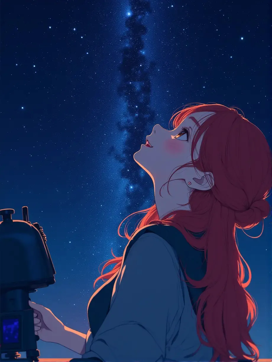 天体観測 — naoxさんのAIイラスト