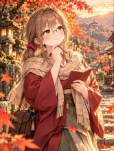 俳句を読む菜摘。