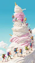 ice cream mountain
