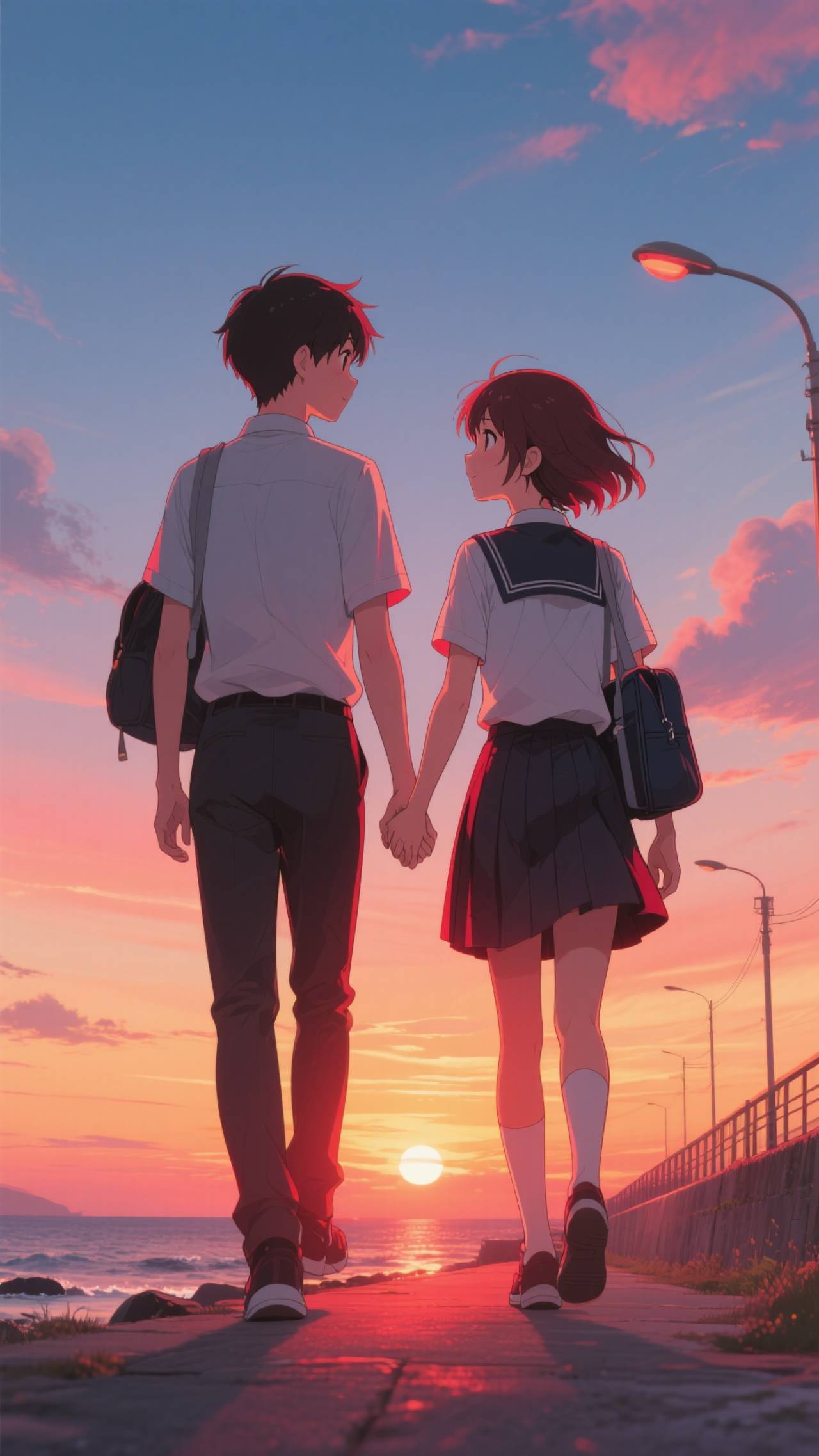 染まる青春 — すみれさんのAIイラスト