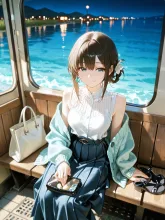 駅の待合室にて。