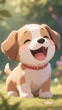 爆笑(￣▽￣) — いっぬさんのAIイラスト