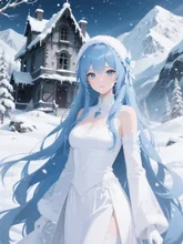 雪女娘 — しーーや。さんのAIイラスト