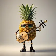 A cool pineapple