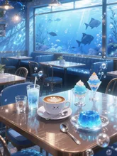水族館カフェ