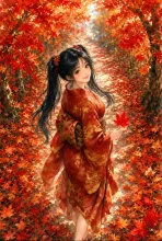 秋がもえる — MAOMAOさんのAIイラスト