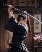 女剣士·凛と刃を構えて の投稿作品