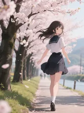 春の帰り道·今宵チャレンジ の投稿作品