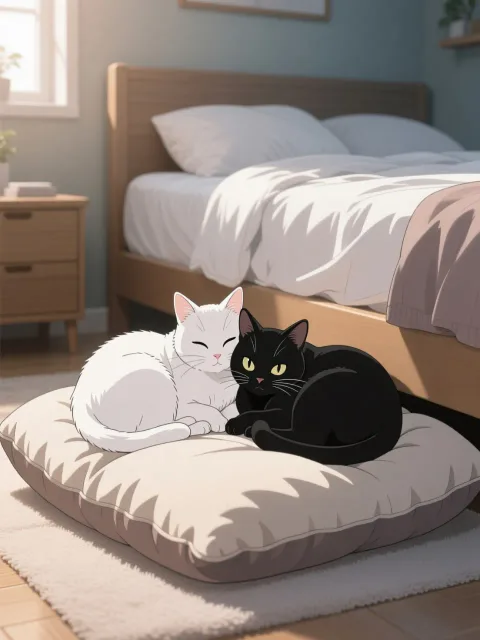 エリーの居ない日の「シロ」と「クロ」